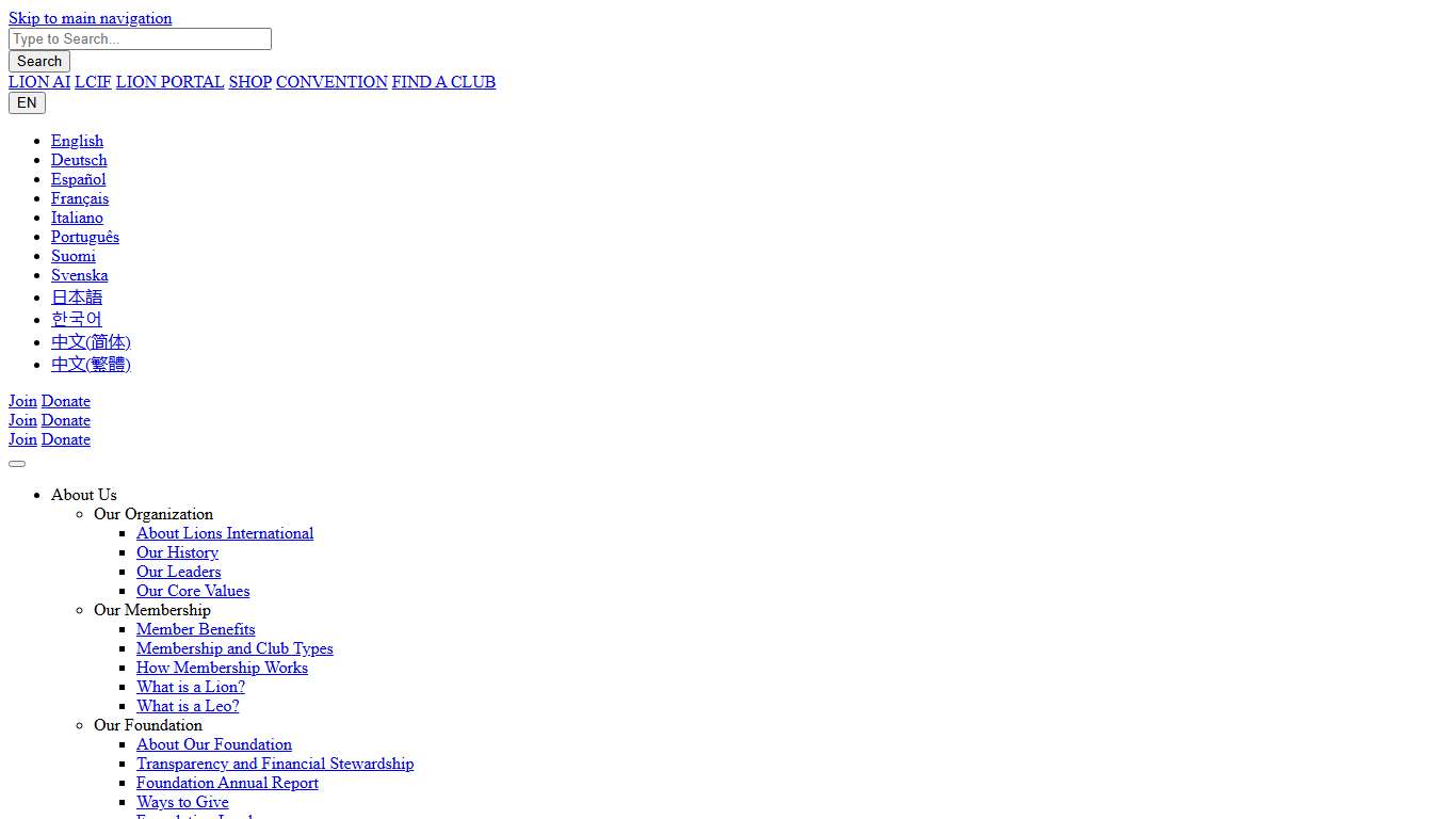 Our Leaders (2025-2026) Lions Clubs International